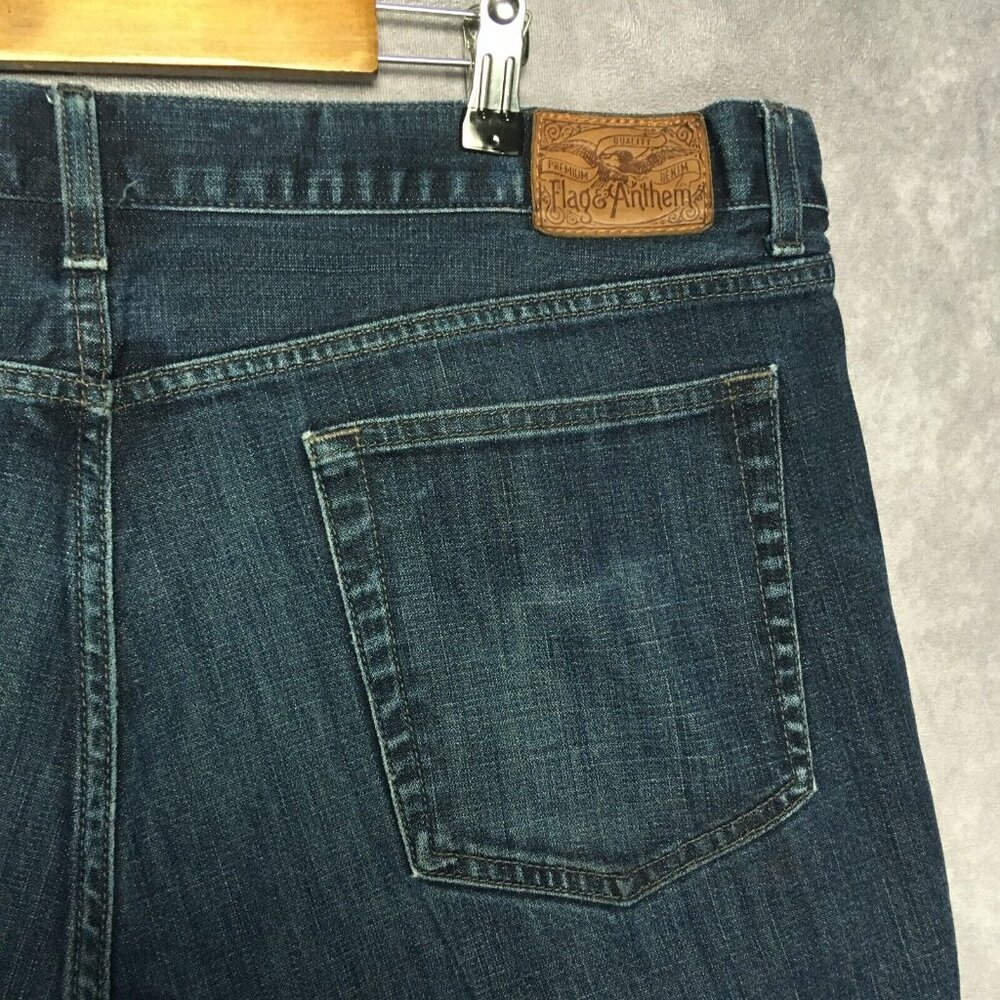 Flag and Anthem Mens‎ Oakland Slim Fit Blue Jeans size 40x34 Stretch Denim Pants - Picture 9 of 16